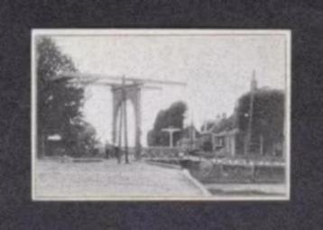 Albumplaatje Wirdum Friesland Brug Dorpsgezicht (33). beschikbaar voor biedingen