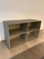 Rustieke houten open kast met 4 diepe vakken, Huis en Inrichting, Kasten | Wandmeubels, Ophalen, Met plank(en), Gebruikt, Minder dan 150 cm