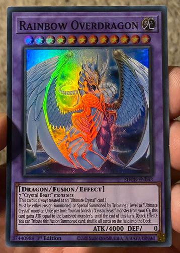 Yu-Gi-Oh! Rainbow Overdragon SDCB 1st Ed ! beschikbaar voor biedingen