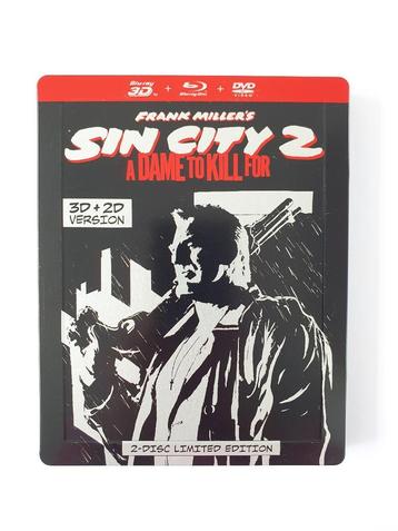 Sin City 2 - A Dame To Kill For 3D + 2D (2 disc STEELBOOK) beschikbaar voor biedingen