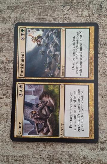 Crime // Punishment - Magic the Gathering  beschikbaar voor biedingen