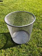 Metalen prullenbak met gaas., Ophalen, Gebruikt, Metaal, Minder dan 50 cm