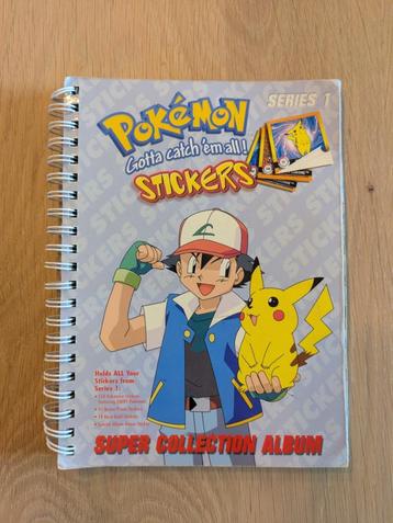 Pokémon sticker boekje (1e generatie) beschikbaar voor biedingen