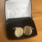 Zilveren manchetknopen (gemerkt 835), Ophalen of Verzenden, Gebruikt, Zilver