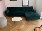 Groene Goossens Bank - Zo goed als nieuw!, Huis en Inrichting, Ophalen, Hoekbank, Zo goed als nieuw, Stof