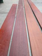 Hardhouten vloer planken min 55 m2 Jatoba, Ophalen, Gebruikt, Vloerdelen of -planken, 10 m² of meer