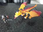 Playmobil  Gouden  Draak  met  soldaat., Ophalen of Verzenden, Zo goed als nieuw