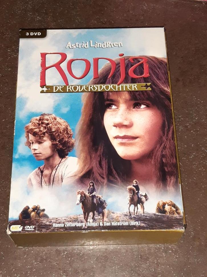 Ronja de roversdochter 3 dvd box Astrid Lindgren, Cd's en Dvd's, Dvd's | Tv en Series, Zo goed als nieuw, Komedie, Alle leeftijden