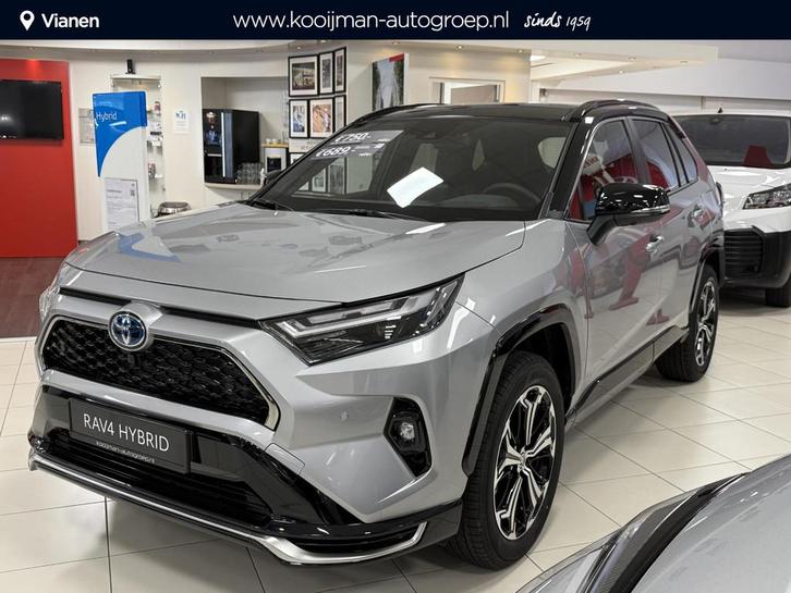 Toyota RAV4 2.5 Plug-in Hybrid AWD Bi-Tone Plus Nieuw! Direc, Auto's, Toyota, Bedrijf, Te koop, Rav4, 360° camera, 4x4, ABS, Achteruitrijcamera