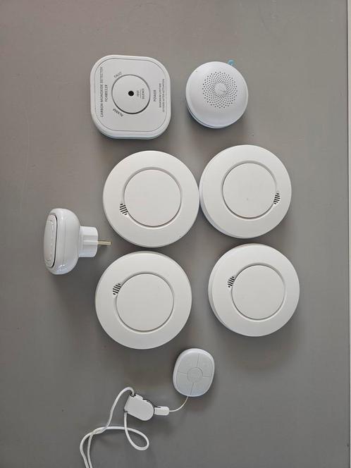 Elro Connects set: rook, water & koolmonoxid melders, Doe-het-zelf en Verbouw, Alarmsystemen, Zo goed als nieuw, Detector, Sensor of Melder