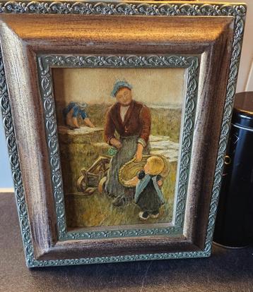 Schilderij: Boerenvrouw met kind beschikbaar voor biedingen