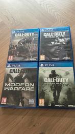 4 PS4 CoD Games, 1 speler, Ophalen of Verzenden, Zo goed als nieuw, Vanaf 18 jaar