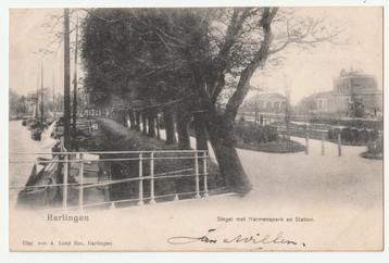 Harlingen Singel met Harmenspark en station 1908 beschikbaar voor biedingen