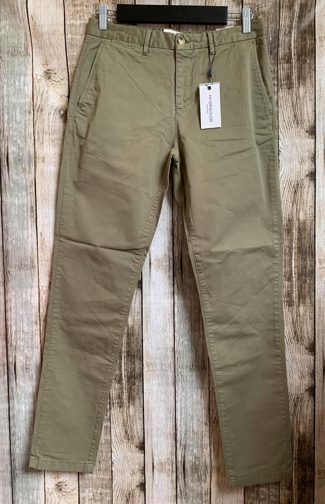 McGregor mooie nieuwe groene Chino broek (Maat W32/L32), Kleding | Heren, Broeken en Pantalons, Nieuw, Maat 48/50 (M), Groen, Verzenden