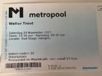 Tickets Walter Trout Metropool, Tickets en Kaartjes, Concerten | Overige, Twee personen, November