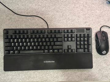 Steel series gaming muis en toetsenbord beschikbaar voor biedingen
