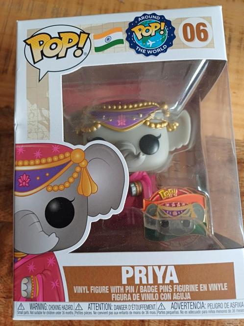 Funko Pop! Around the World : Priya #06, Verzamelen, Poppetjes en Figuurtjes, Nieuw, Ophalen of Verzenden