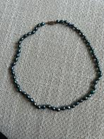 Echte blauwe zoetwaterparels, Sieraden, Tassen en Uiterlijk, Antieke sieraden, Ophalen of Verzenden, Goud, Ketting