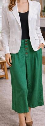 Viscose Capri Broek Dames Maat 46, Maat 46/48 (XL) of groter, Ophalen of Verzenden, Zo goed als nieuw, Driekwart