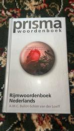 A.M.C. Ballot-Schim van der Loeff - Prisma Rijmwoordenboek, Boeken, Ophalen of Verzenden, Zo goed als nieuw, A.M.C. Ballot-Schim van der Loeff