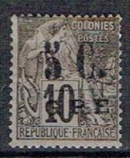 Frankrijk Overzee 1881 met Waarde opdruk en G.P.E., Postzegels en Munten, Postzegels | Europa | Frankrijk, Ophalen of Verzenden