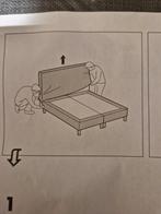 Ikea Dunvik - nieuwe hoes voor hoofdbord achterwand rugbord, Huis en Inrichting, Ophalen of Verzenden, 180 cm, 200 cm, Grijs