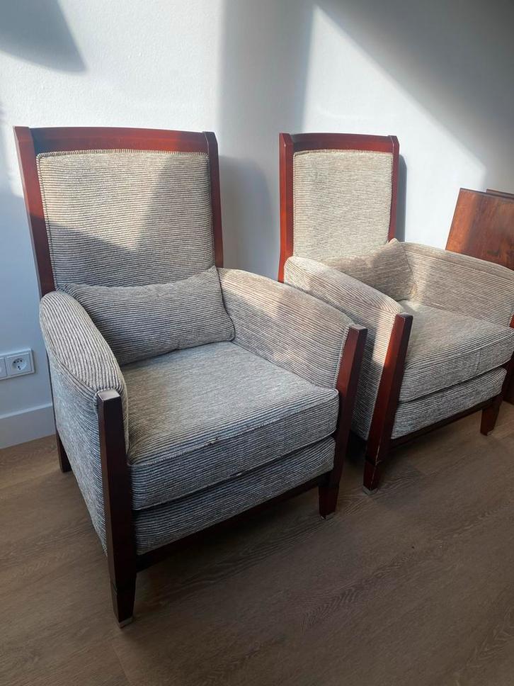 Antieke Fauteuils - Set van 2, Antiek en Kunst, Antiek | Meubels | Stoelen en Banken, Ophalen