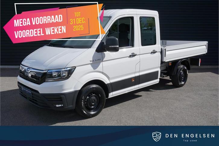 MAN TGE 3.140 140PK L3 Pick-Up Dubbele cabine 7-Zits Open La, Auto's, Bestelauto's, Bedrijf, Te koop, ABS, Airconditioning, Alarm