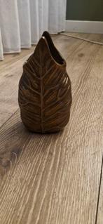 Goudkleurig Vaasje - Feestdagen Cadeau!, Ophalen, Geel, Aardewerk of Porselein, Zo goed als nieuw