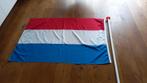 Nederlandse vlag met 2m vlaggenmast, Gebruikt, Ophalen