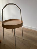 Ikea BURVIK bijzettafeltje, Huis en Inrichting, Minder dan 55 cm, Rond, Zo goed als nieuw, Hout