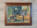 Schilderij # Raining summer night Paris, Ophalen of Verzenden
