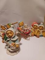 4 mooie Cherished Teddies, Beeldje, Ophalen of Verzenden, Cherished Teddies, Zo goed als nieuw