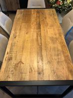 Mangohout eettafel 180x90cm, Huis en Inrichting, Ophalen, 50 tot 100 cm, Zo goed als nieuw, Vijf personen of meer