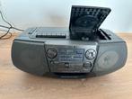 Sony CFD-V3 Radio CD Cassette Speler - Vintage!, Ophalen, Gebruikt, Radio, Met cd-speler