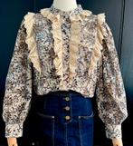 ANTIK BATIK prachtige broderie blouse als NIEUW L katoen, Ophalen of Verzenden, Zo goed als nieuw, Wit