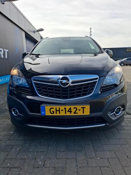Opel Mokka 1.4 Turbo 16V S&S 103KW H6 2015 Zwart OPC line, Auto's, Opel, Particulier, Mokka, ABS, Achteruitrijcamera, Airbags