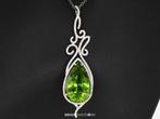 Elegant Pendant with Diamonds and Peridot - Large, Ophalen, Overige voorstellingen, Zo goed als nieuw, Met edelsteen