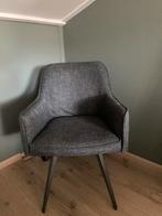 Stoel met grijze stof (evt 2 stuks), Huis en Inrichting, Stoelen, Ophalen of Verzenden, Zo goed als nieuw, Eén, Stof