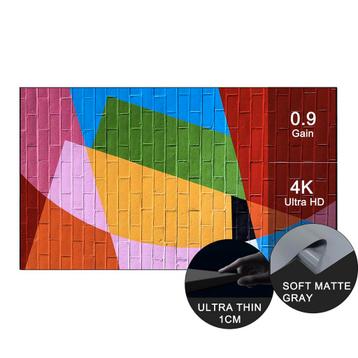 Nieuw in doos wupro  120 inch scherm grijs gain 0.9 beschikbaar voor biedingen