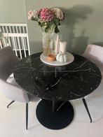 Marmeren look eettafel, Ophalen, Kunststof, Gebruikt, Rond