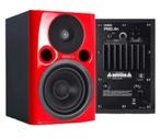 FOSTEX PM0.4N ACTIEVE STUDIOMONITOR SET ROOD, Audio, Tv en Foto, Luidsprekers, Zo goed als nieuw, Minder dan 60 watt, Front, Rear of Stereo speakers