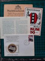 penning ter herdenking 700-jarig Amsterdam Mokum 700, Ophalen of Verzenden, Zilver, Nederland