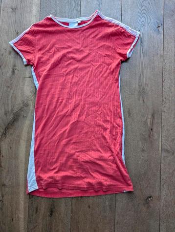 Rode D-ZINE Jurk met Witte Accenten - Maat 164/170 beschikbaar voor biedingen