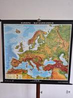 Mooie schoolkaart van Europa, Antiek en Kunst, Antiek | Schoolplaten, Ophalen of Verzenden, Aardrijkskunde