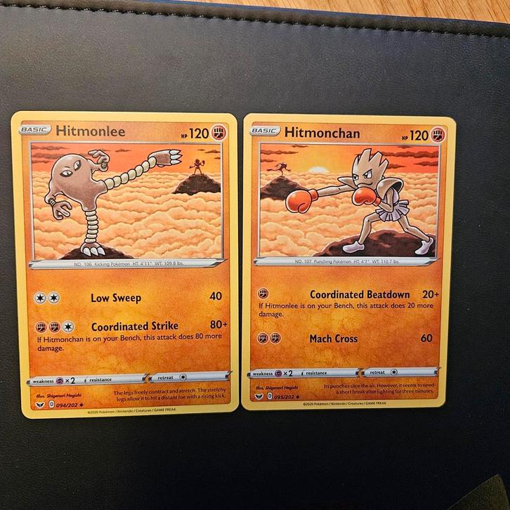 Hitmonlee 094 en hitmonchan 095 connecting arts!!, Hobby en Vrije tijd, Verzamelkaartspellen | Pokémon, Ophalen of Verzenden