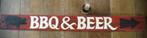 Stoer vintage eikenhouten reclame bord/slagerij/barbecue/bbq, Huis en Inrichting, Woonaccessoires | Tekstborden en Spreuken, Ophalen of Verzenden