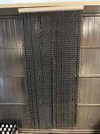 Gordijn van kralen, Huis en Inrichting, Ophalen, Gebruikt, 50 tot 100 cm, Grijs