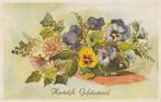 BLOEM BLOEMEN JAREN 50 ZEER MOOIE OUDE KAART KH467, Verzenden, 1940 tot 1960, Gelopen, Overige thema's