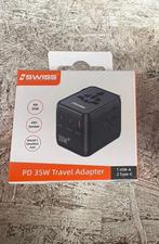 Universele Travel Adapter 35W PD – Snel & Compact, Ophalen of Verzenden, Nieuw
